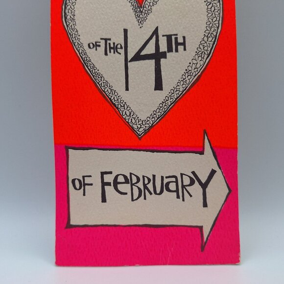 Hallmark Contemporary Cards Valentine Reminder Just A Little Cheeky Humor Retro - Picture 2 of 6